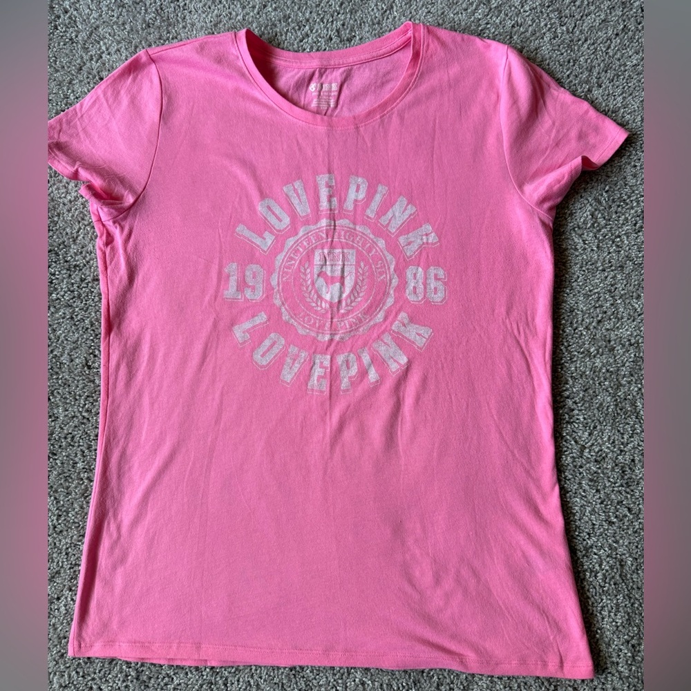 PINK Victoria's Secret Hot Pink Tee